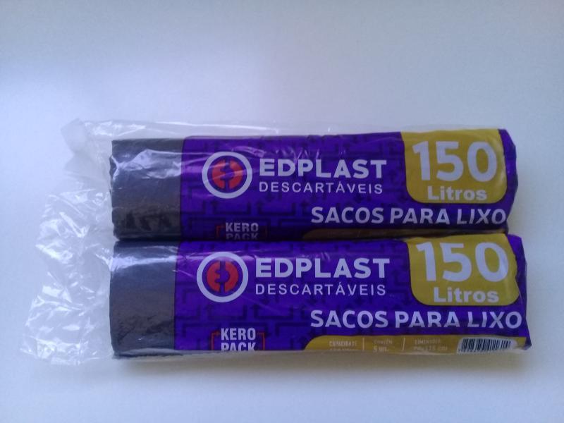 ROLO LIXO EDPLAST 150 LITROS COM 5 UN  90X115