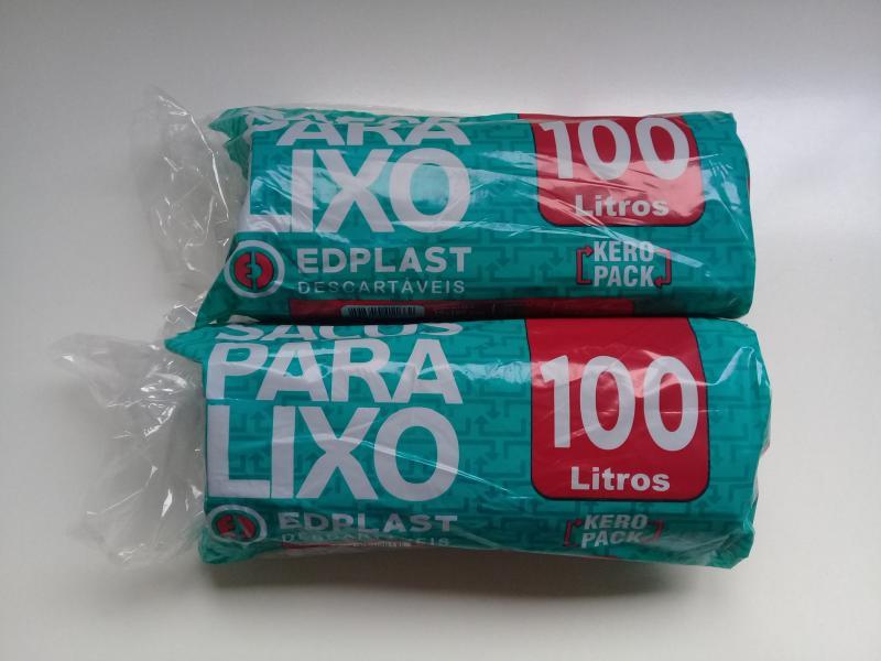 ROLAO LIXO EDPLAST 100 LTS  FD 10X25 UN