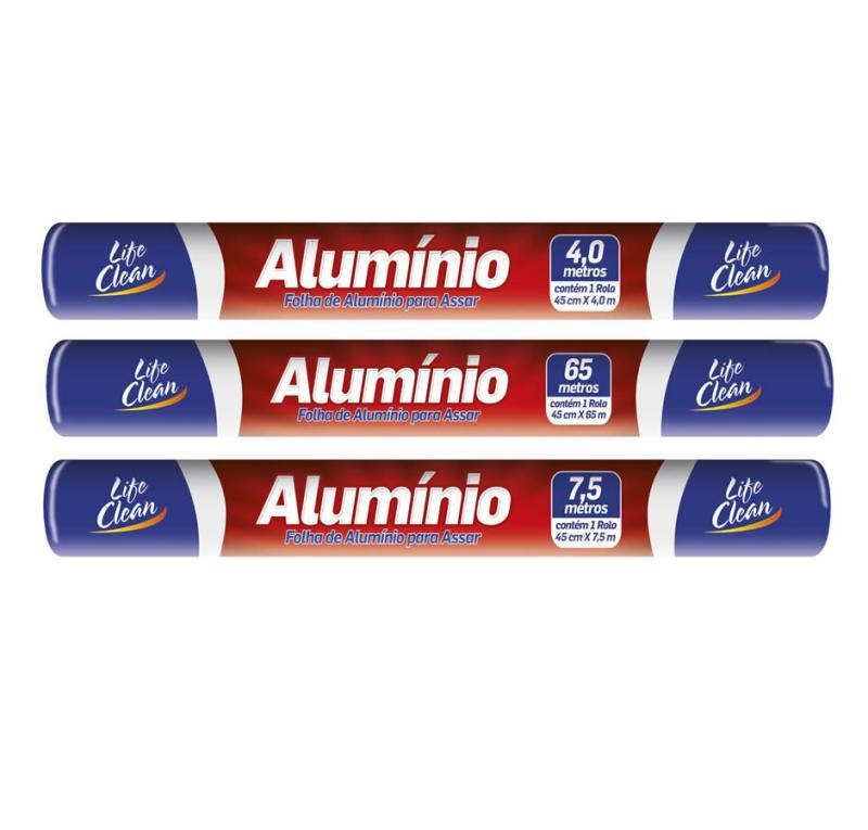 ROLO ALUMINIO LIFE CLEAN  30 X 4,0 