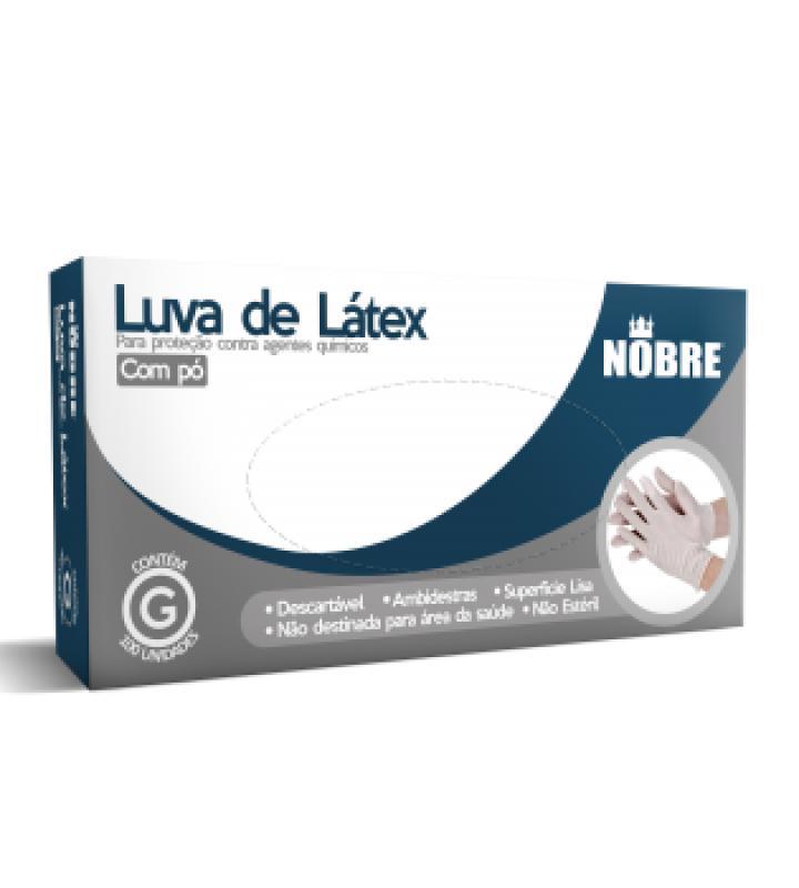 LUVA LATEX NOBRE ( G)  C/ 50 PARES C/ PO 32449