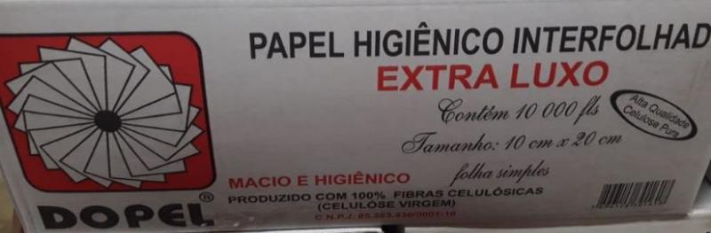 PAPEL HIG DOPEL CAI-CAI  CELULOSE VIRGEM CX10000 FLS