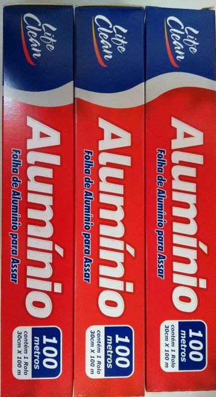 ROLO ALUMINIO LIFE CLEAN 30 X100 CX 12 UN