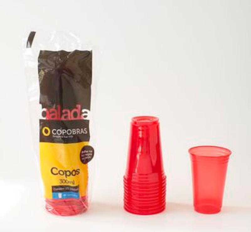 PPTF-330 COPO BALADA 300 ML VERMEl. 20X25 CX/500UN