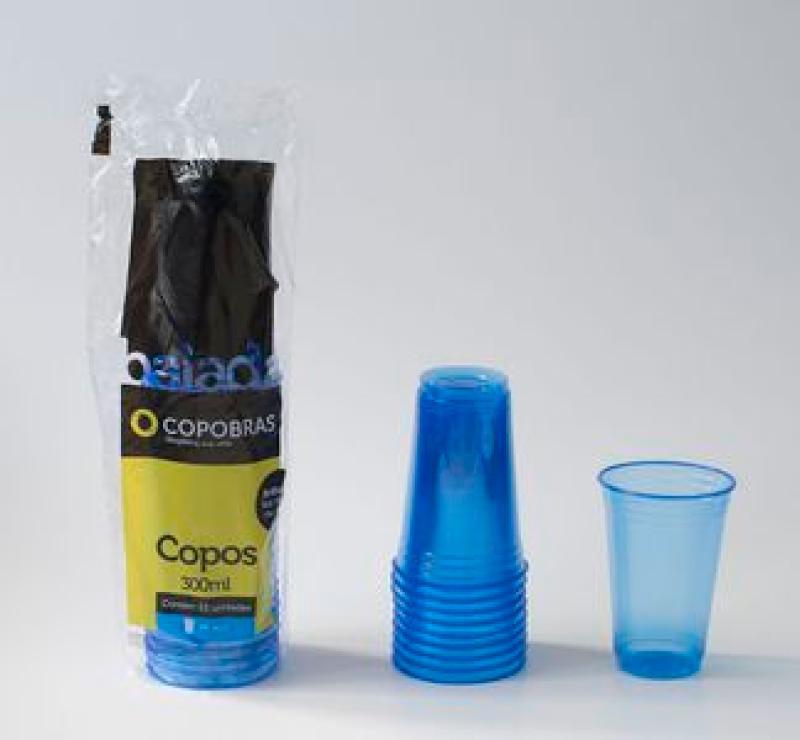 PPTF-330 COPO BALADA 300 ML AZUL 20X25 CX/500UN