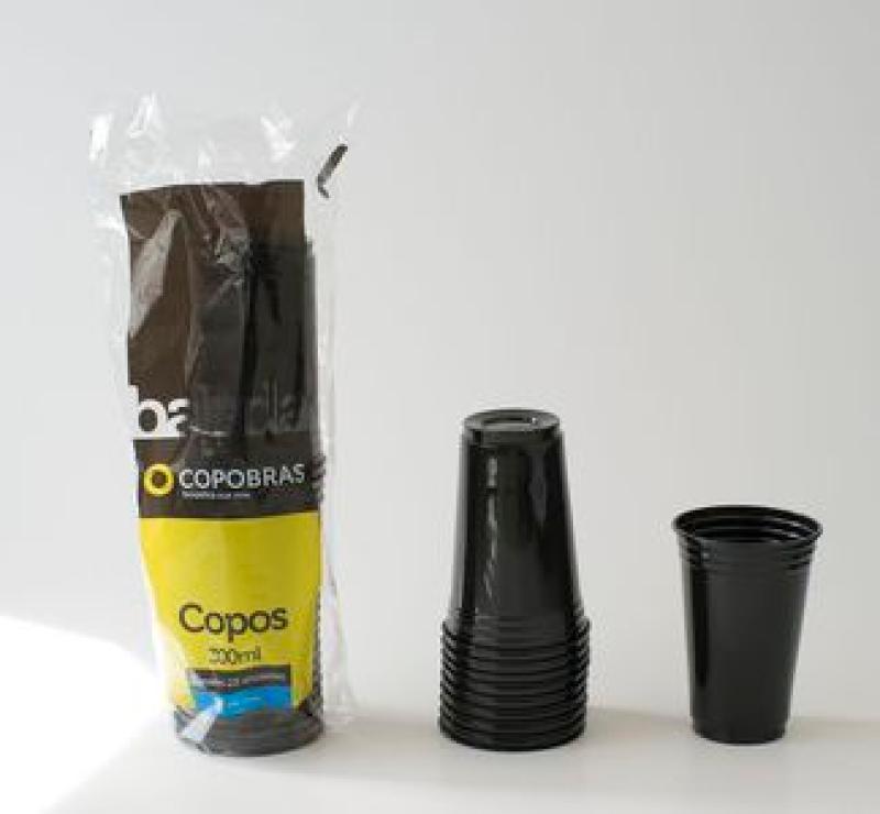 COPO BALADA PPTF-330 PRETO C/25UN