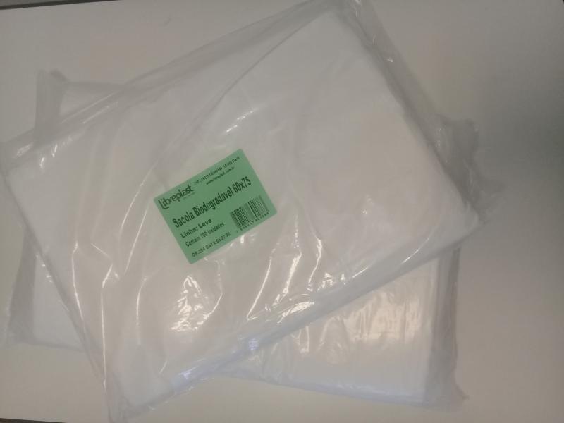 SACOLA BRANCA 70 X 80 C/100 EDPLAST