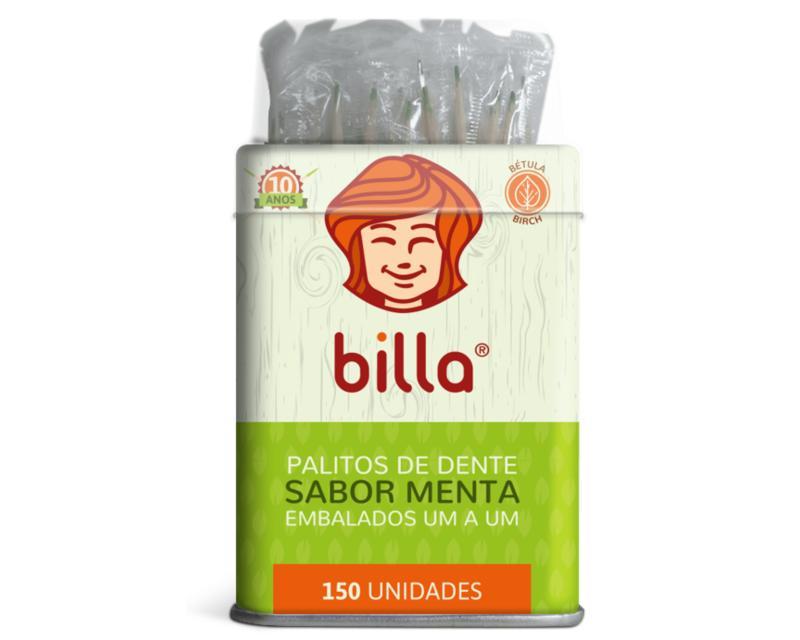 PALITO SACHE MENTA BILLA LATA C/ 150 UN