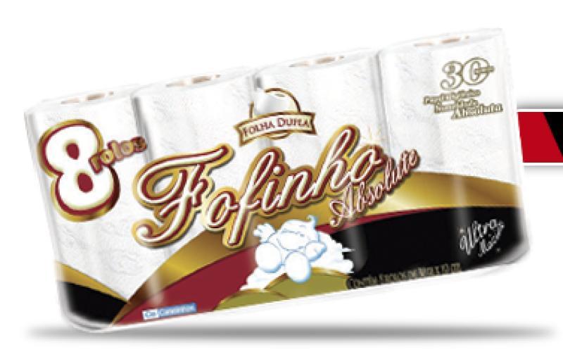 PAPEL HIG FOFINHO ABSOLUTE 8 X 12  30 MTS F.DUPLA NEUTRO