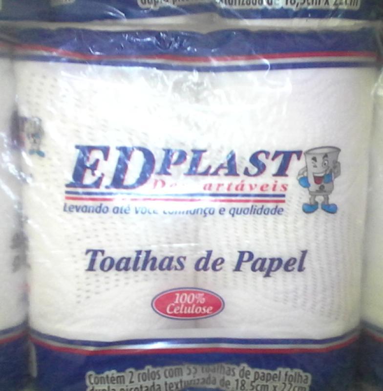 PAPEL TOALHA EDPLAST 100% CEL 12 X 2 FOLHA DUPLA