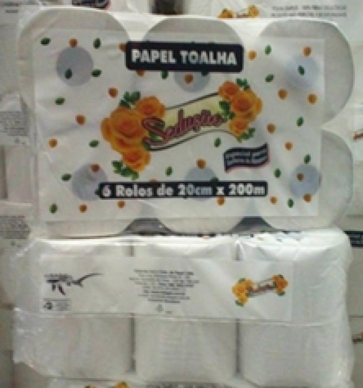 PAPEL TOALHA ROLO 28GR EDPLAST 20X200 C/6