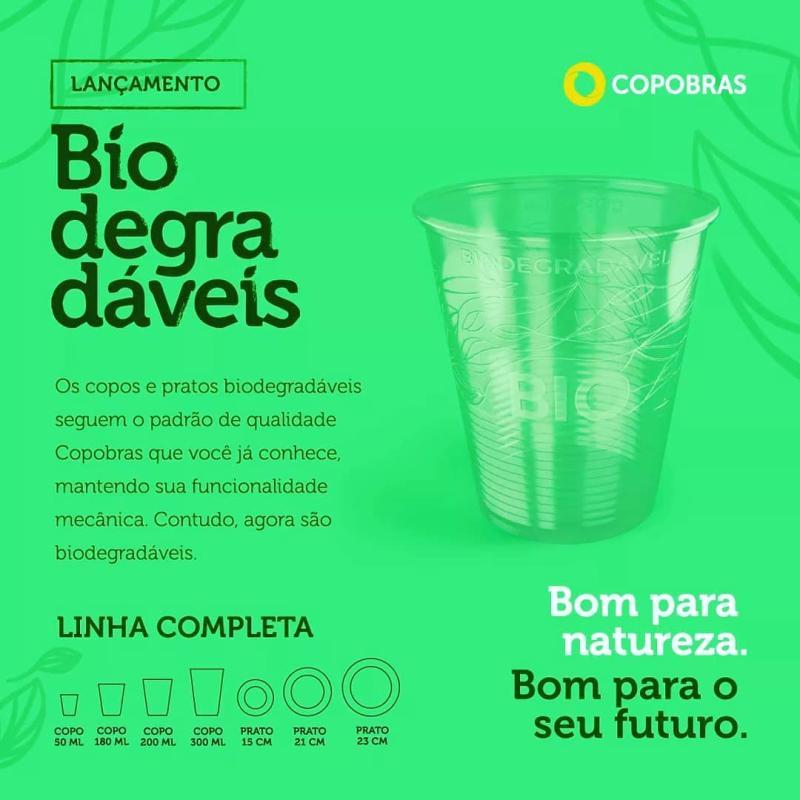 COPO BIODEGRADAVEL COPOBRAS CFB-050 C/100 UN