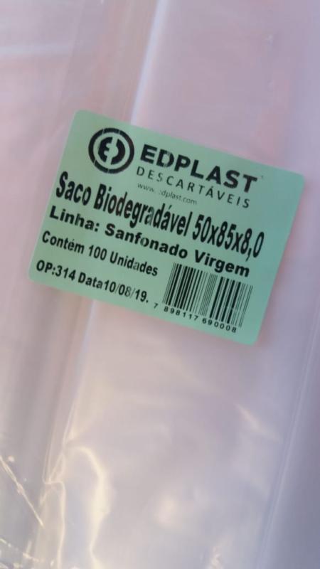 EMBALAGEM 50 X 85 X 0,08 SANFONADA (MEDIA DE 3,3 KG)